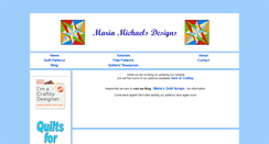 Desktop Screenshot of mariamichaelsdesigns.com